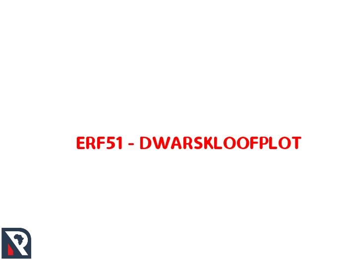 ERF51, LONG27,612777, LAT-26,169709, 51 DWARSKLOOFPLOT